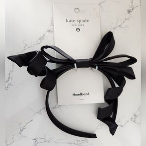 Kate Spade x Target Black Ribbon Bow‎ Headband Limited Edition NWT